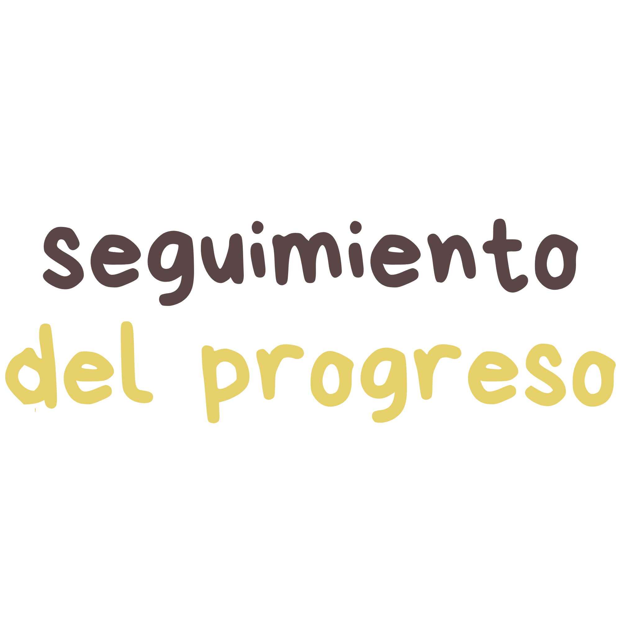 seguimiento del progreso